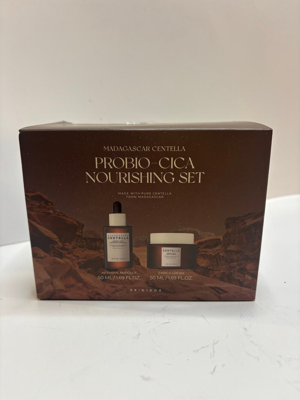 SKIN1004 Madagascar Centella Probio-Cica Nourishing Set Ampoule + Cream 50ml NEW